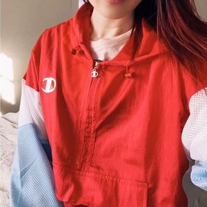 Champion 1/2 Zip Pullover ❤️🤍💙